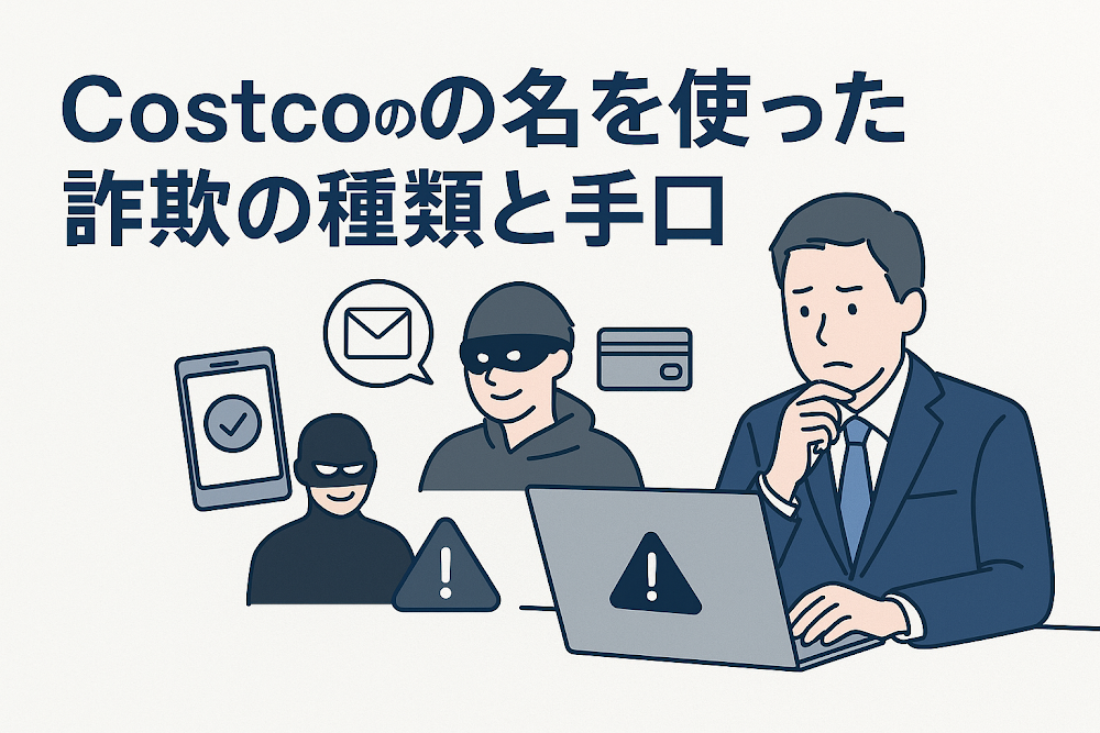 Costcoの名を使った詐欺の種類と手口