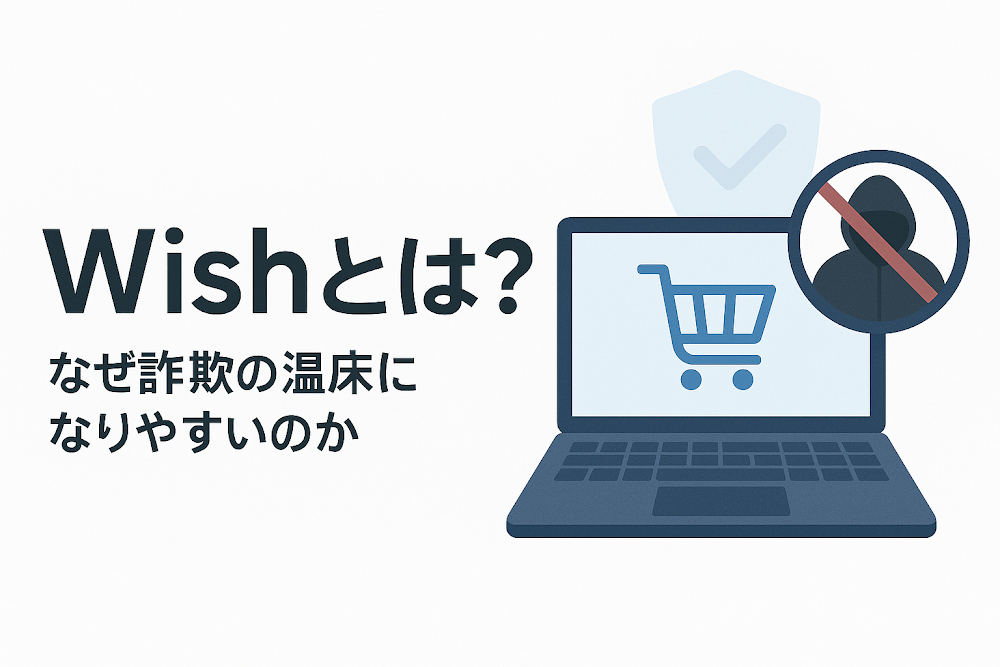 Wishとは？なぜ詐欺の温床になりやすいのか