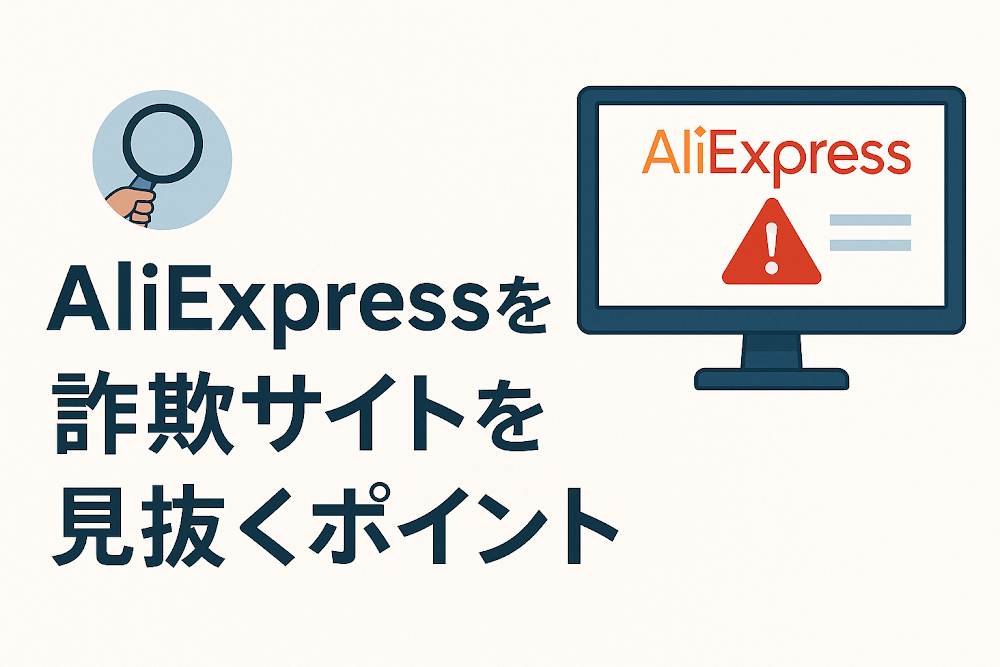 AliExpressを装う詐欺サイトを見抜くポイント