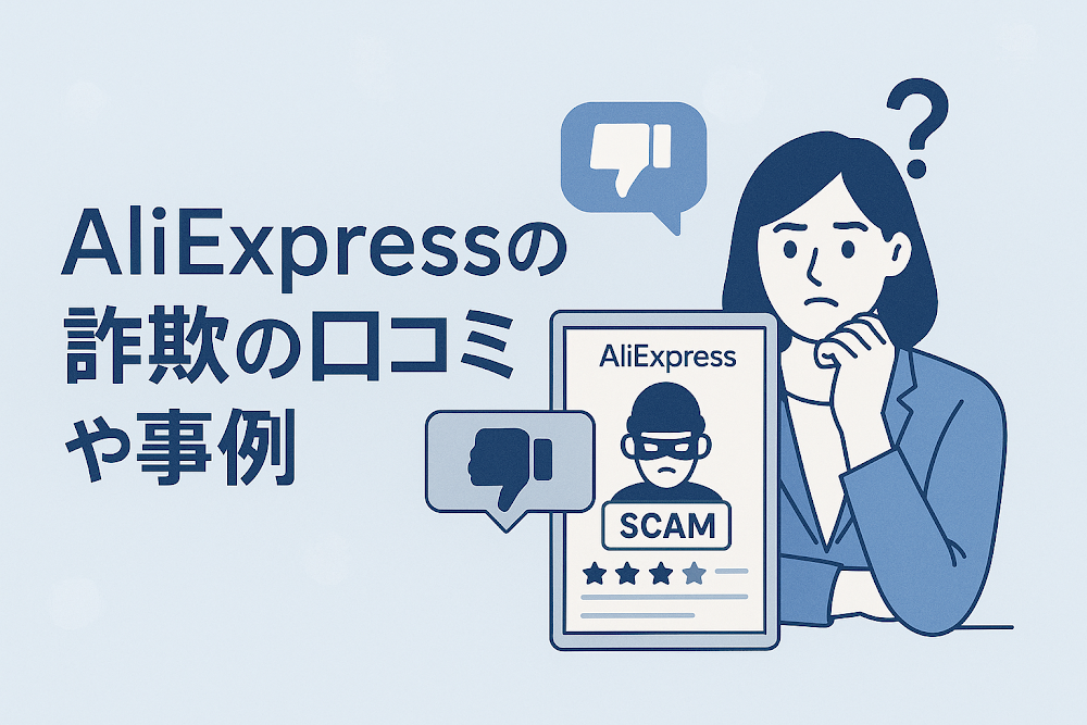 AliExpressの詐欺の口コミや事例