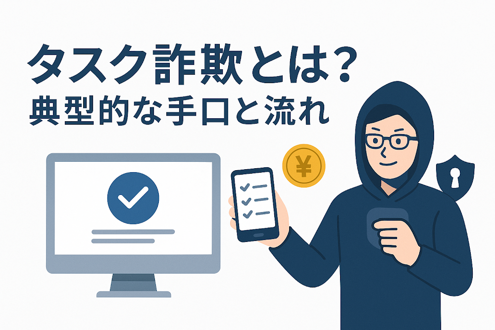 タスク詐欺とは？典型的な手口と流れ