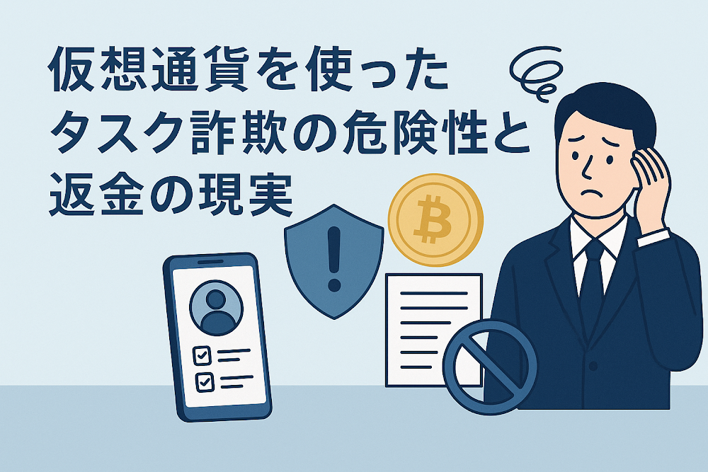 仮想通貨を使ったタスク詐欺の危険性と返金の現実