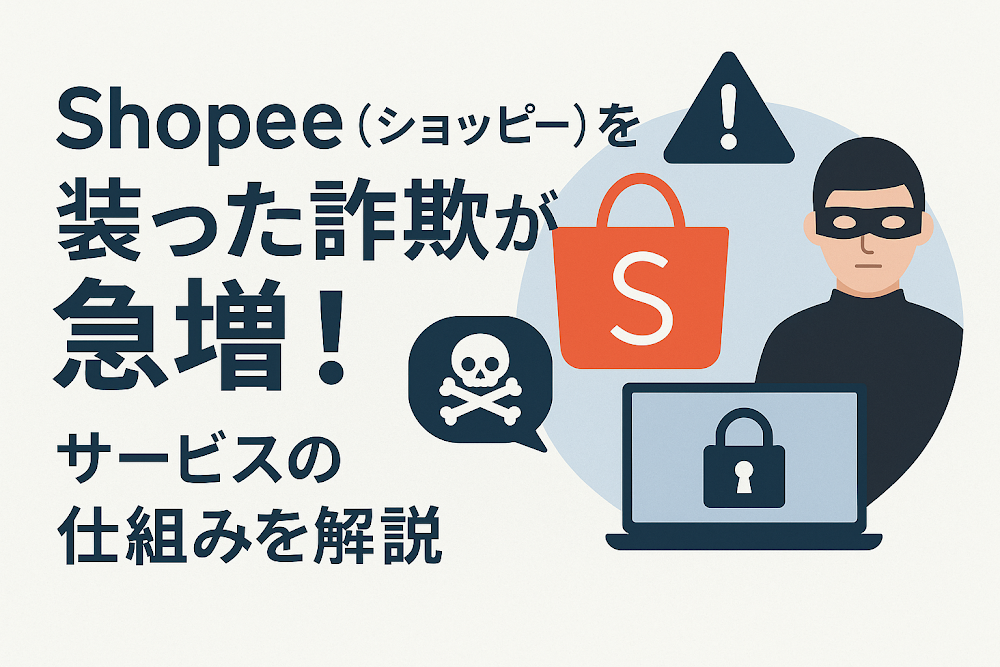 Shopee（ショッピー）を装った詐欺が急増！サービスの仕組みを解説