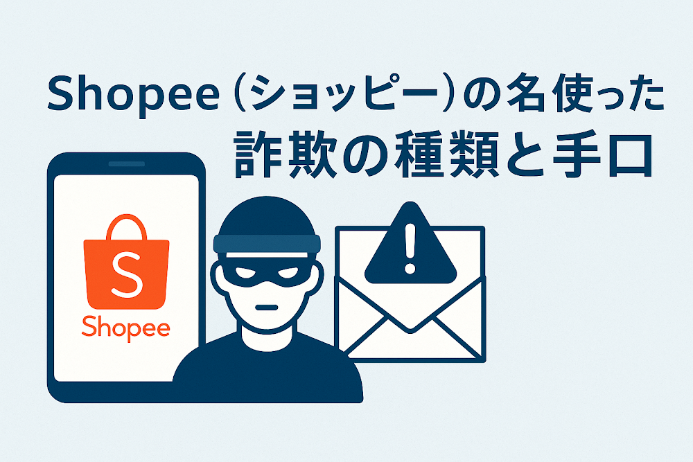 Shopee（ショッピー）の名を使った詐欺の種類と手口