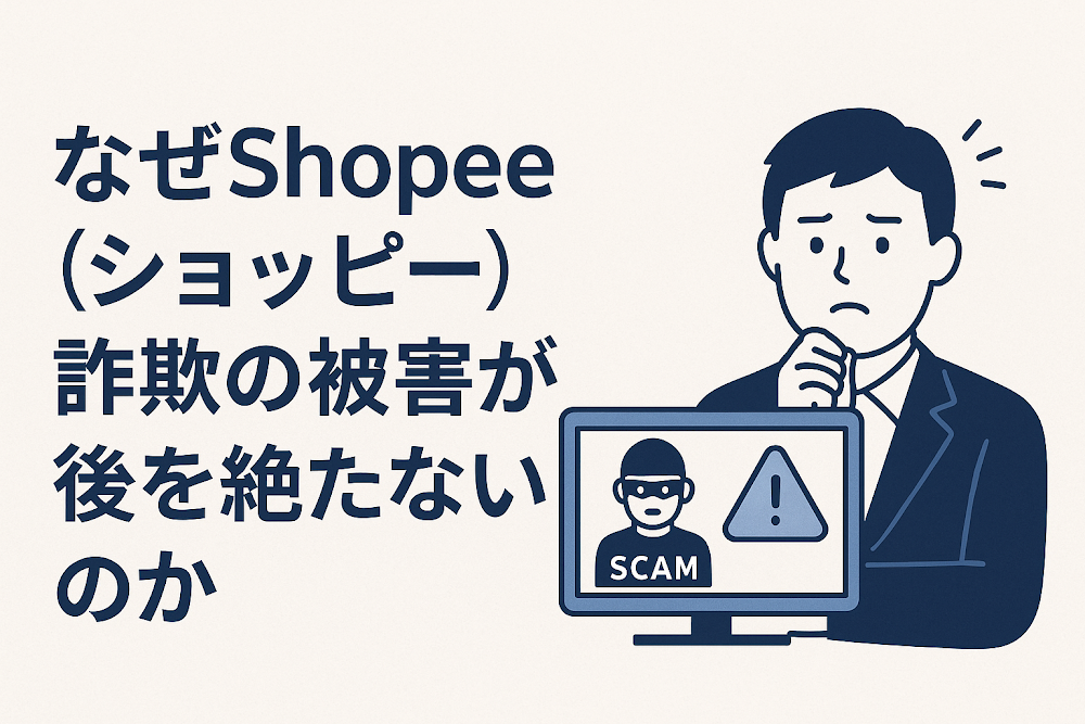 なぜShopee（ショッピー）詐欺の被害が後を絶たないのか