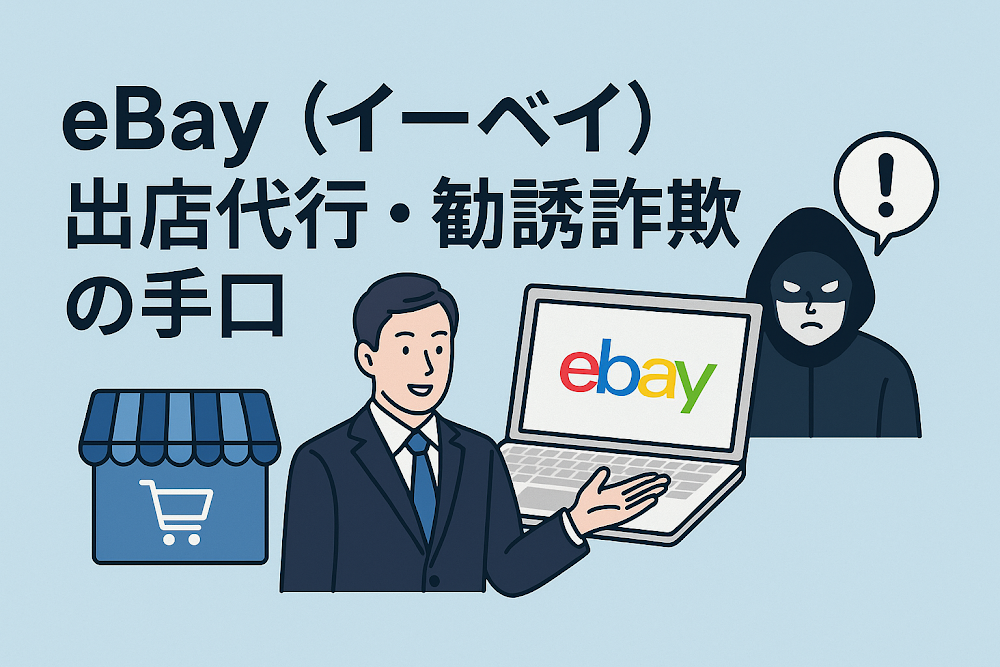 eBay(イーベイ)出店代行・勧誘詐欺の手口
