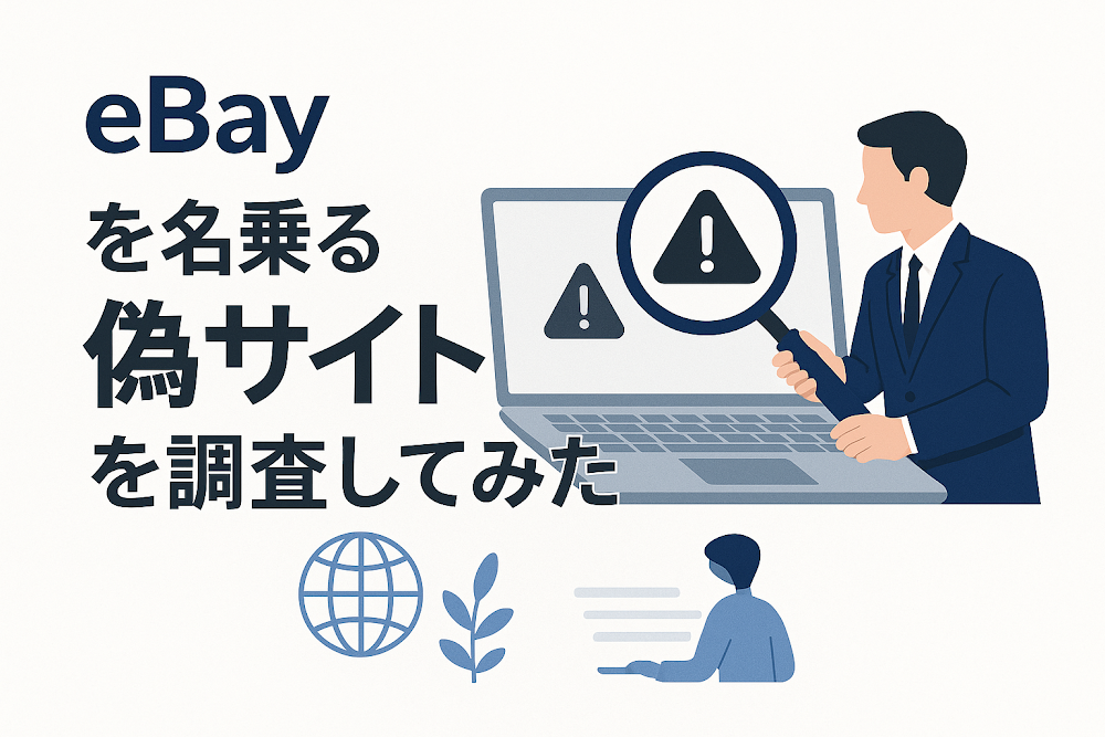 eBay(イーベイ)を名乗る偽サイトを調査してみた