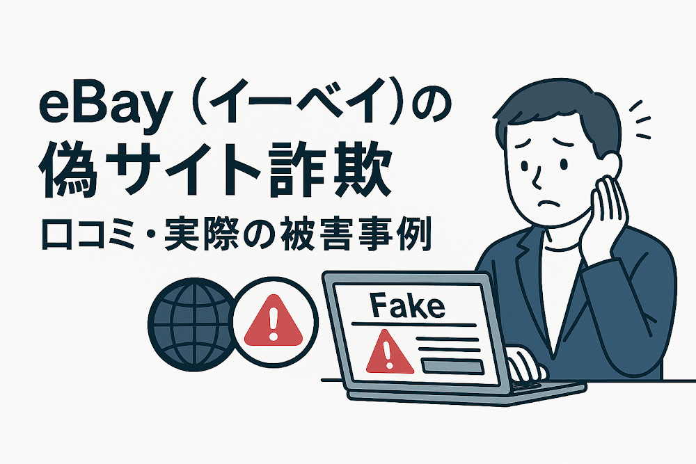 eBay(イーべイ)の偽サイト詐欺の口コミ・実際の被害事例