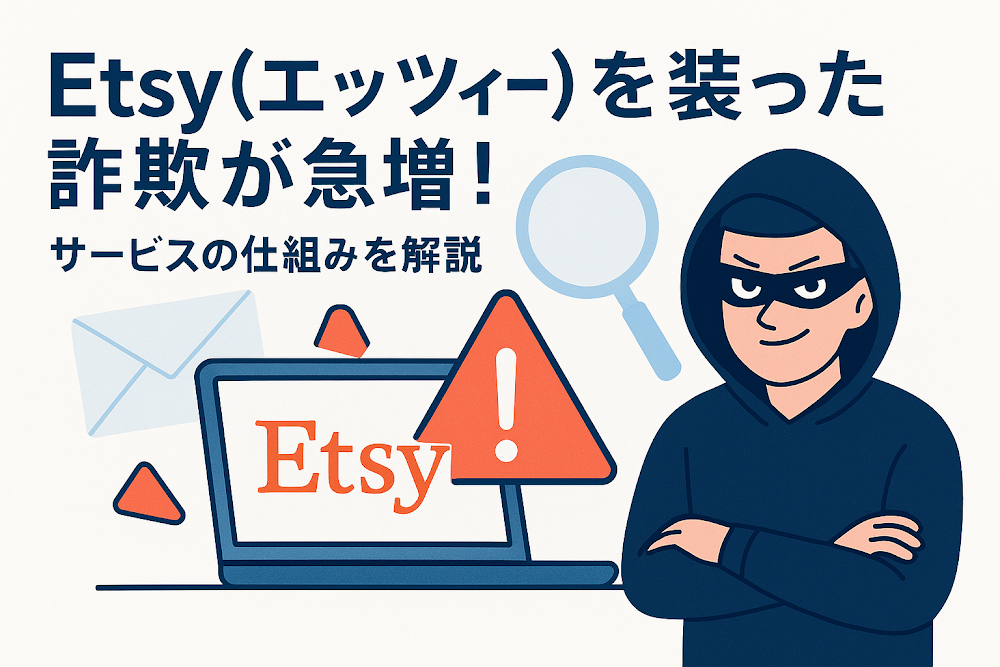 Etsy(エッツィー)を装った詐欺が急増！サービスの仕組みを解説
