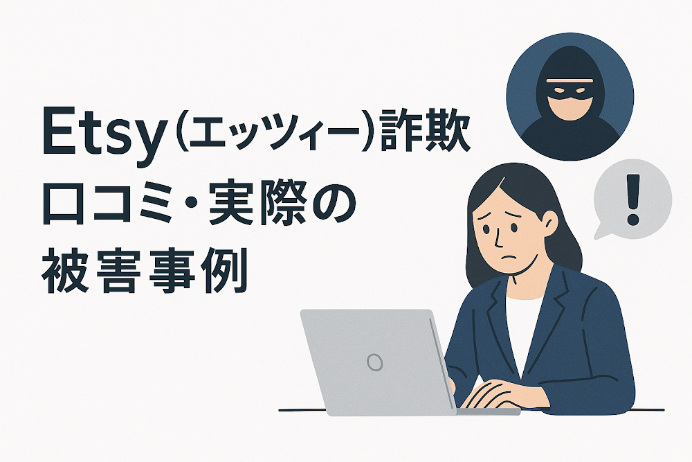 Etsy(エッツィー)詐欺の口コミ・実際の被害事例