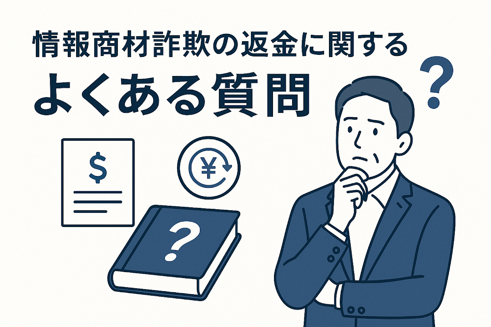 情報商材詐欺の返金に関するよくある質問