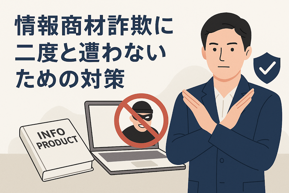 情報商材詐欺に二度と遭わないための対策