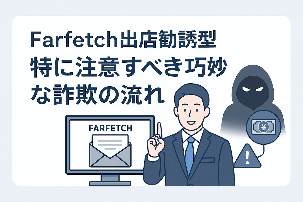 Farfetch出店勧誘型：特に注意すべき巧妙な詐欺の流れ