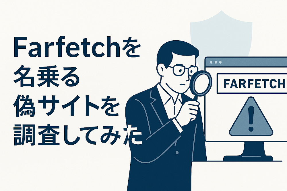 Farfetchを名乗る偽サイトを調査してみた