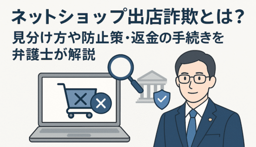 ネットショップ出店詐欺とは？見分け方や防止策・返金の手続きを弁護士が解説