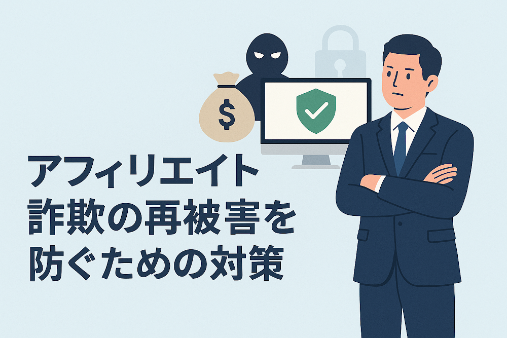 アフィリエイト詐欺の再被害を防ぐための対策