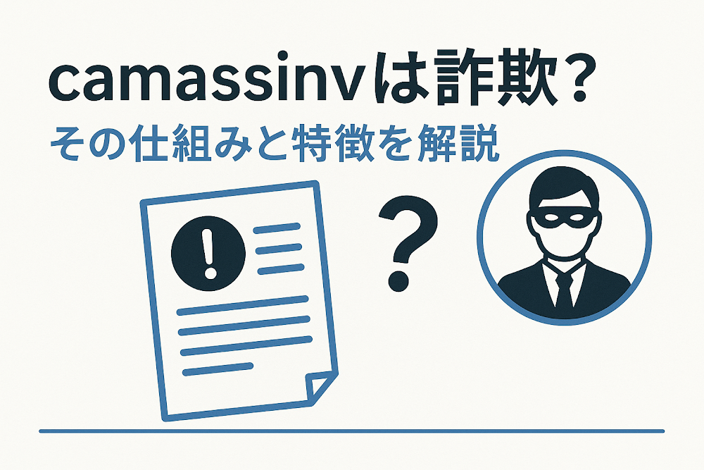 camassinvは詐欺？その仕組みと特徴を解説