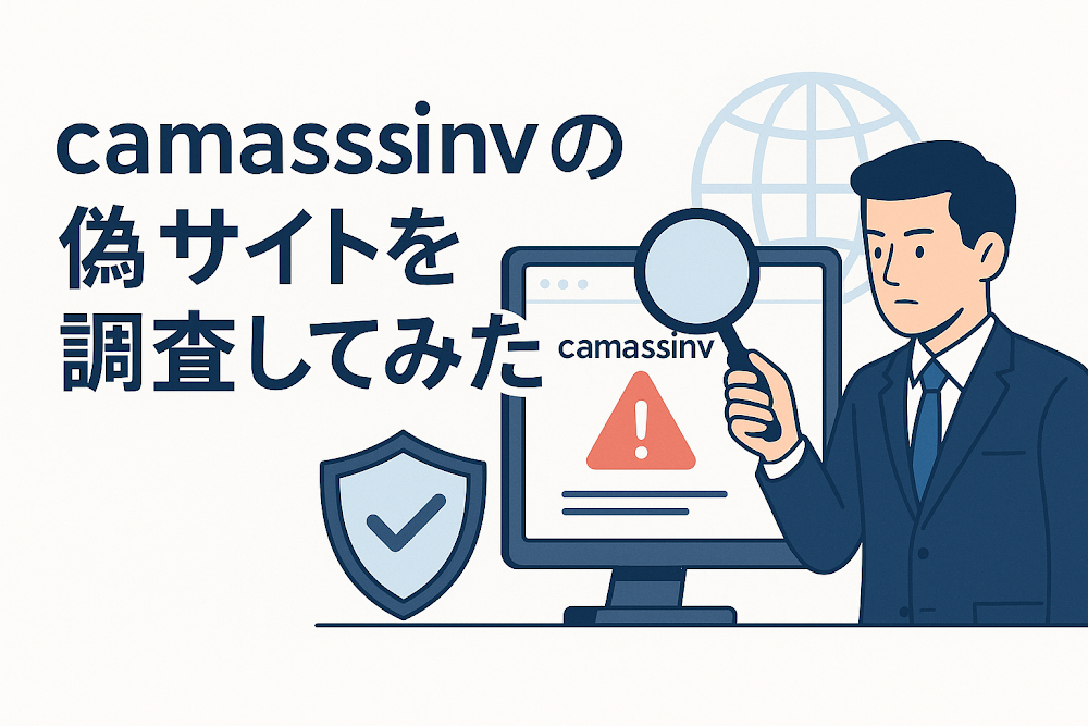 camassinvの偽サイトを調査してみた