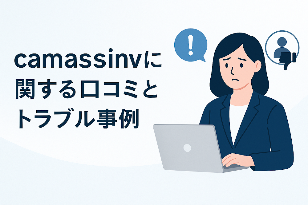 camassinvに関する口コミとトラブル事例