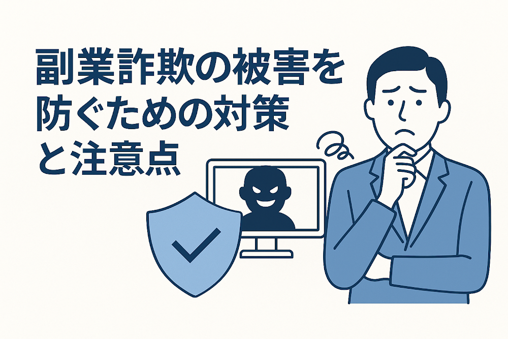 副業詐欺の被害を防ぐための対策と注意点