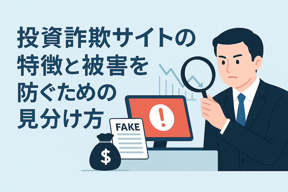 投資詐欺サイトの特徴と被害を防ぐための見分け方