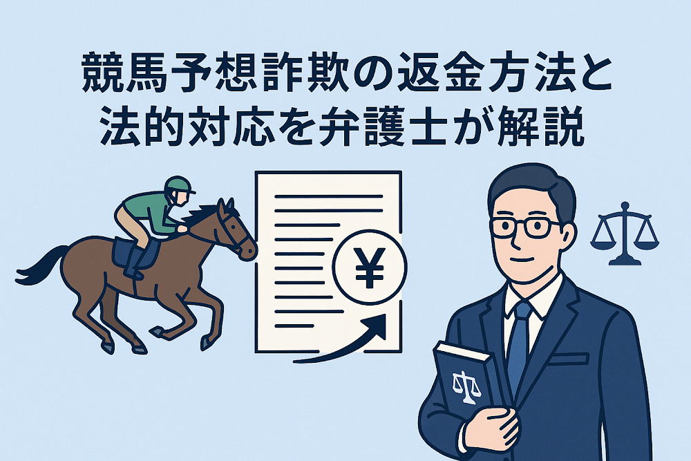 競馬予想詐欺の返金方法と法的対応を弁護士が解説