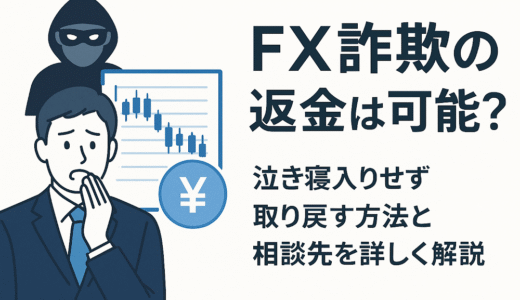 FX詐欺の返金は可能？泣き寝入りせず取り戻す方法と相談先を詳しく解説