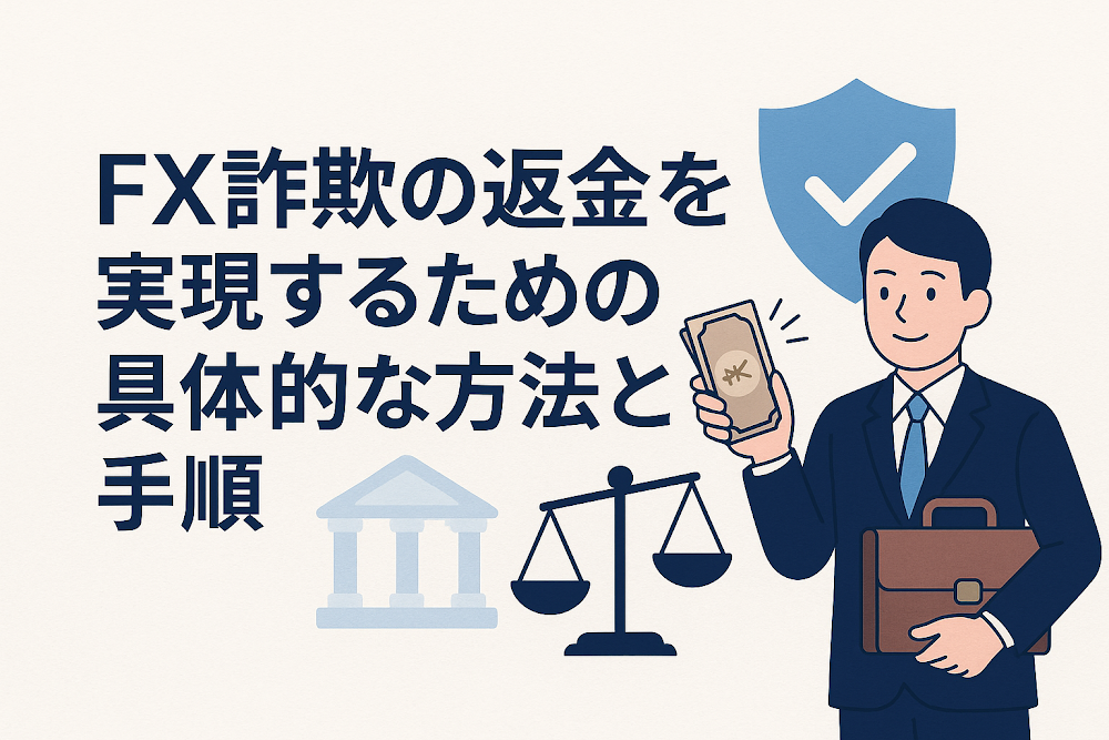 FX詐欺の返金を実現するための具体的な方法と手順