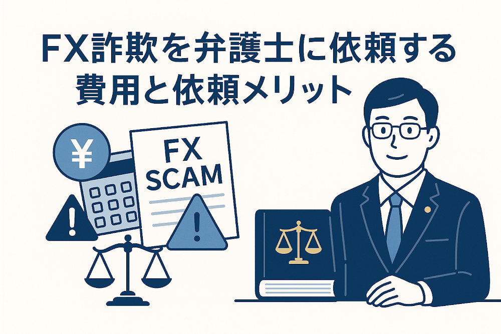 FX詐欺を弁護士に依頼する際の費用と依頼メリット