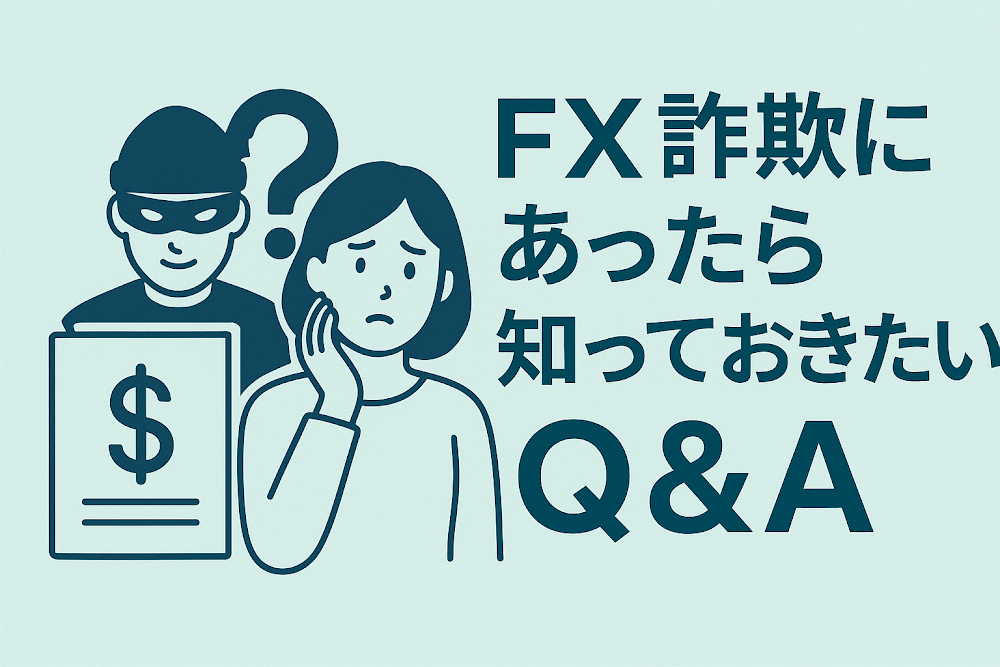 FX詐欺にあったら知っておきたいQ&A