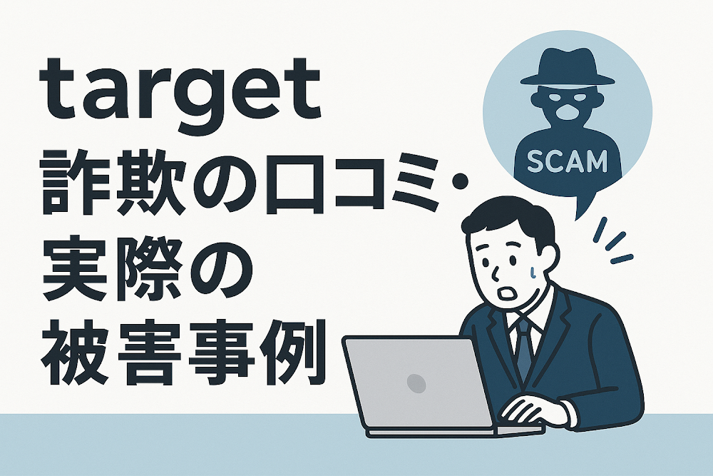 target(ターゲット)詐欺の口コミ・実際の被害事例