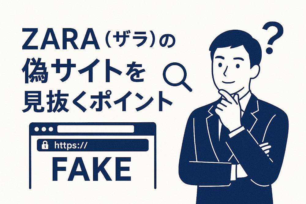 ZARA(ザラ)の偽サイトを見抜くポイント