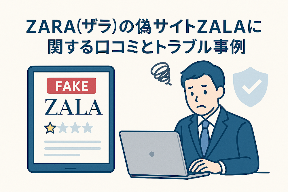 ZARA(ザラ)の偽サイトZALAに関する口コミとトラブル事例
