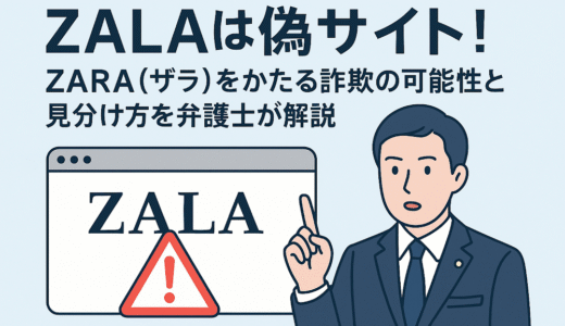 ZALAは偽サイト！ZARA（ザラ）を騙る詐欺の可能性と見分け方を弁護士が解説