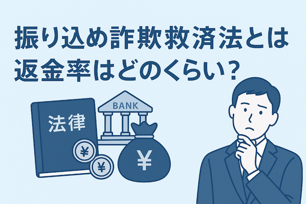 振り込め詐欺救済法とは？返金率はどのくらい？