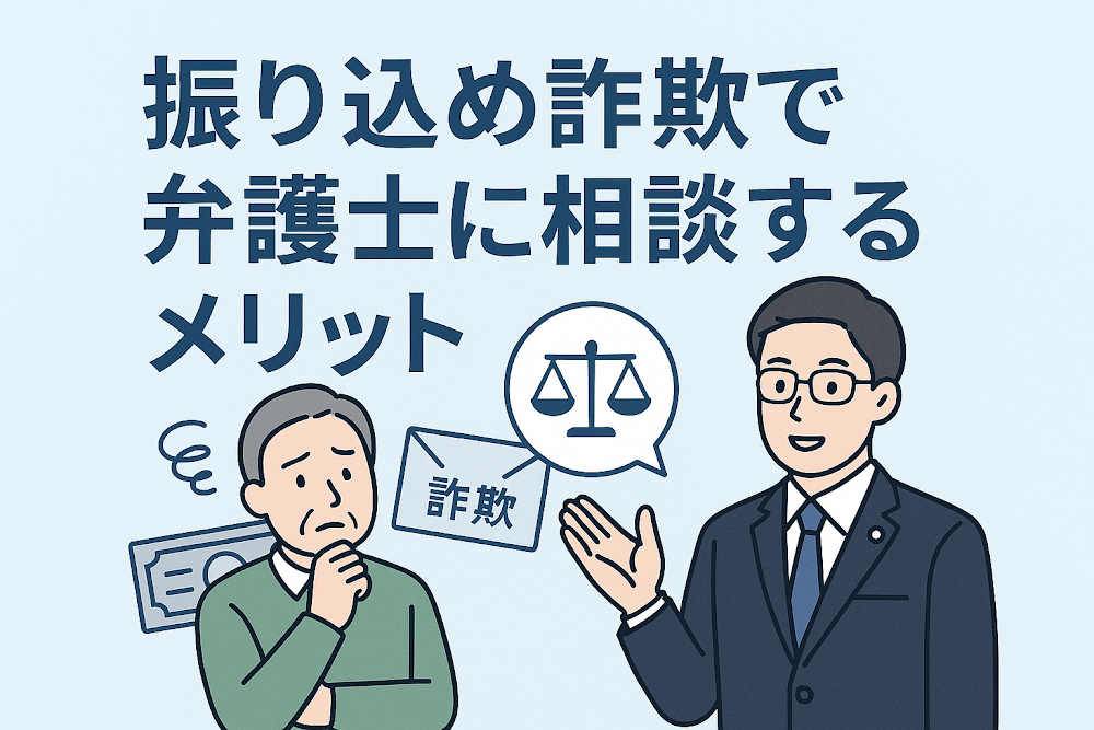 振り込め詐欺で弁護士に相談するメリット
