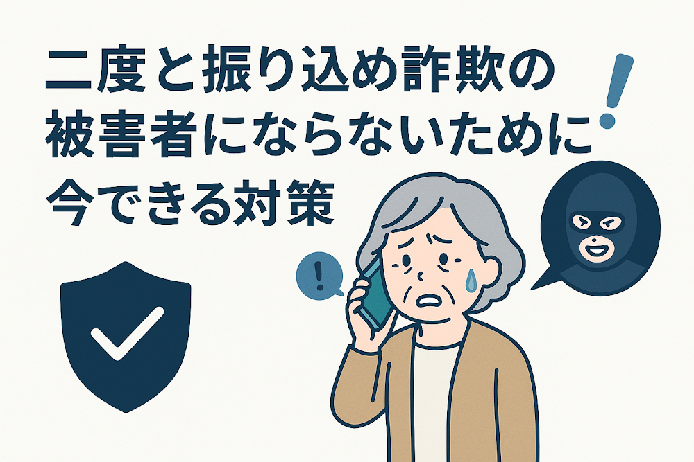 二度と振り込め詐欺の被害者にならないために今できる対策