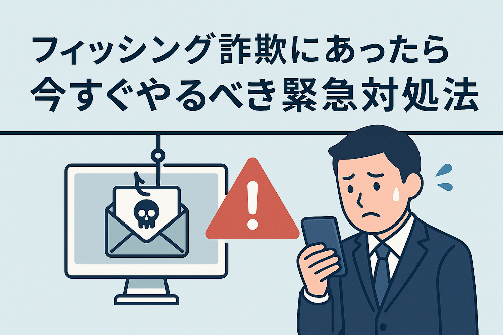 フィッシング詐欺にあったら今すぐやるべき緊急対処法