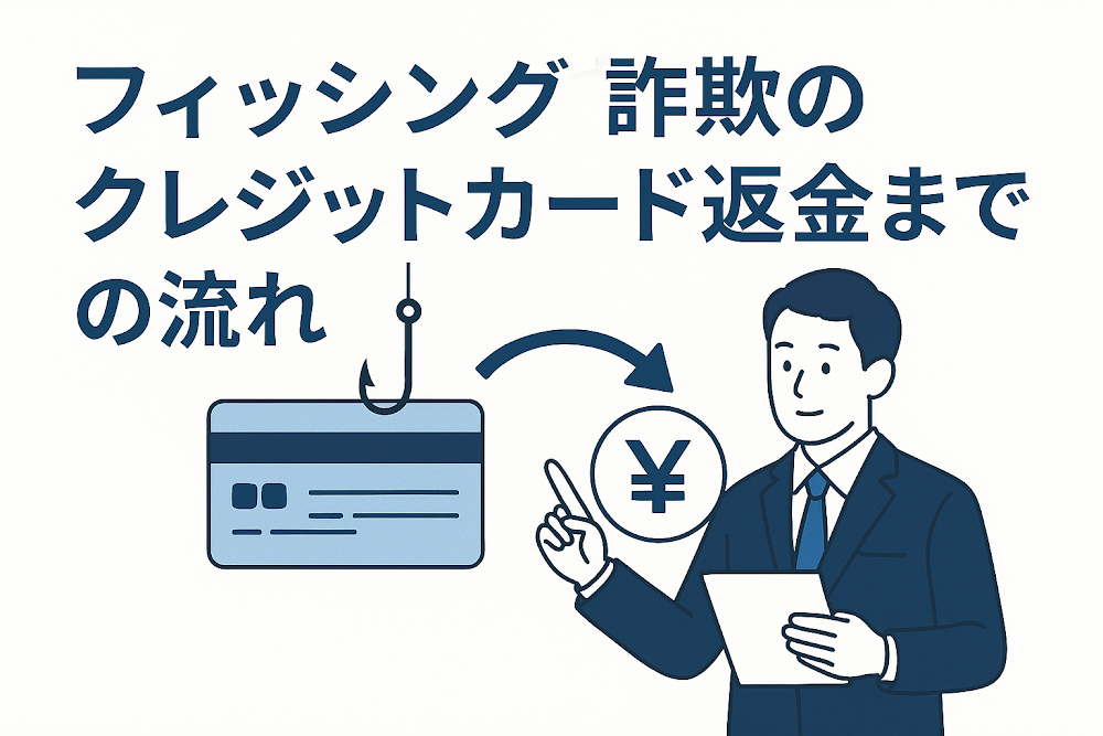 フィッシング詐欺のクレジットカード返金までの流れ