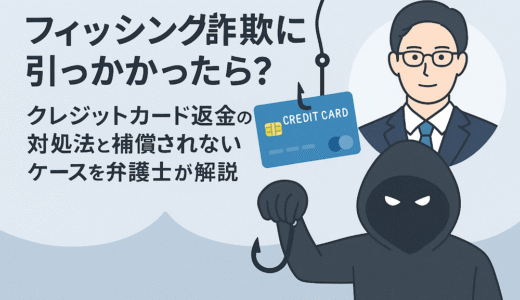 フィッシング詐欺に引っかかったら？クレジットカード返金の対処法と補償されないケースを弁護士が解説