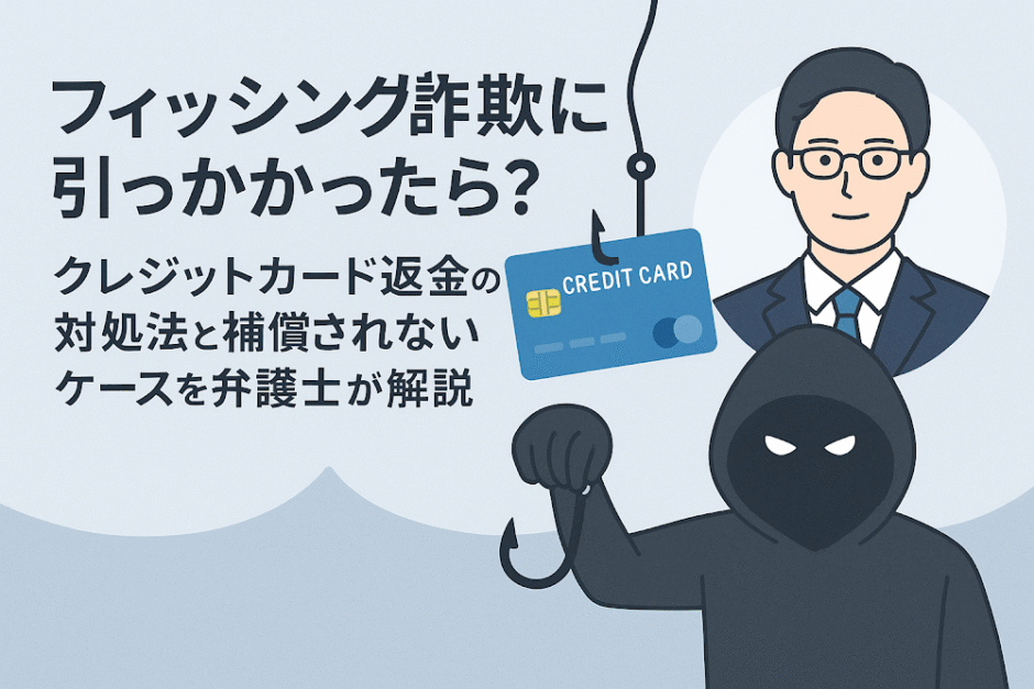 フィッシング詐欺に引っかかったら？クレジットカード返金の対処法と補償されないケースを弁護士が解説