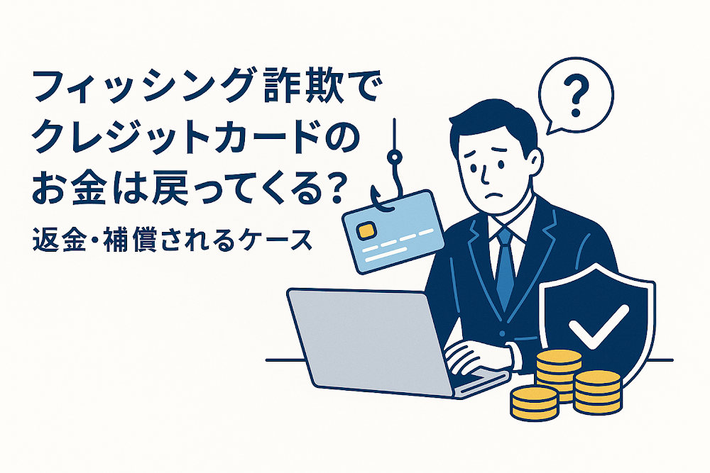 フィッシング詐欺でクレジットカードのお金は戻ってくる？返金・補償されるケース