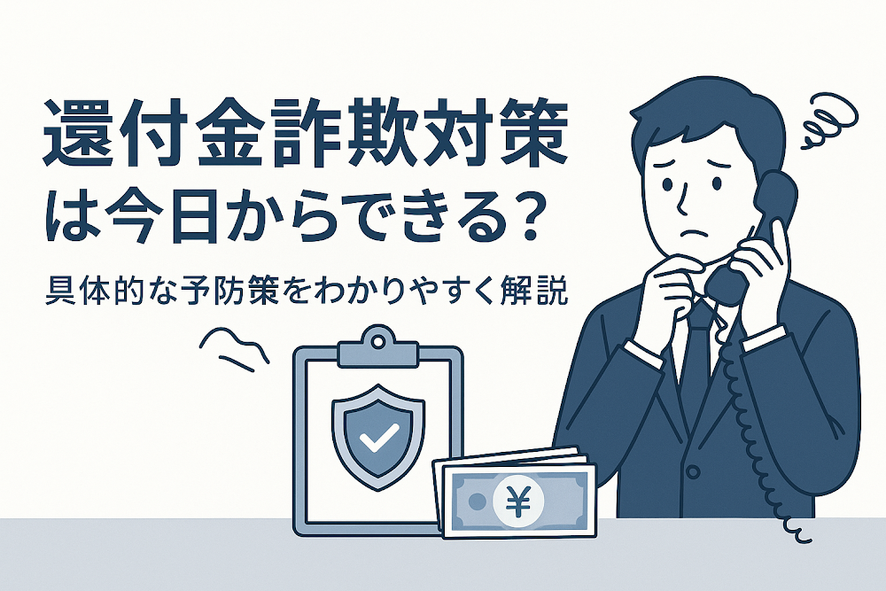 還付金詐欺対策は今日からできる？具体的な予防策をわかりやすく解説