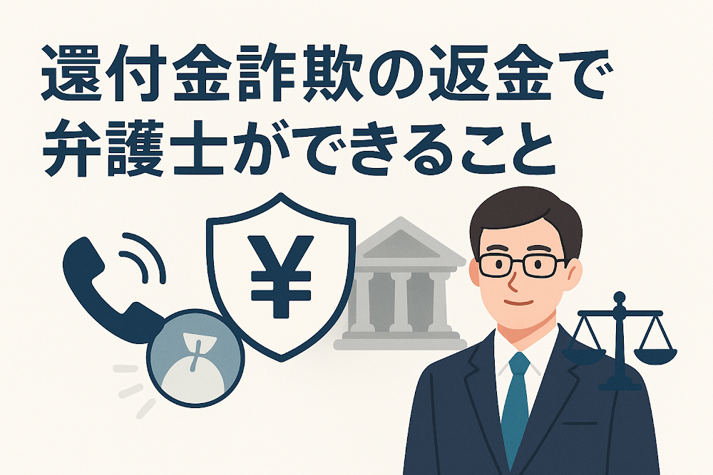 還付金詐欺の返金で弁護士ができること