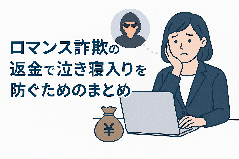 ロマンス詐欺の返金で泣き寝入りを防ぐためのまとめ
