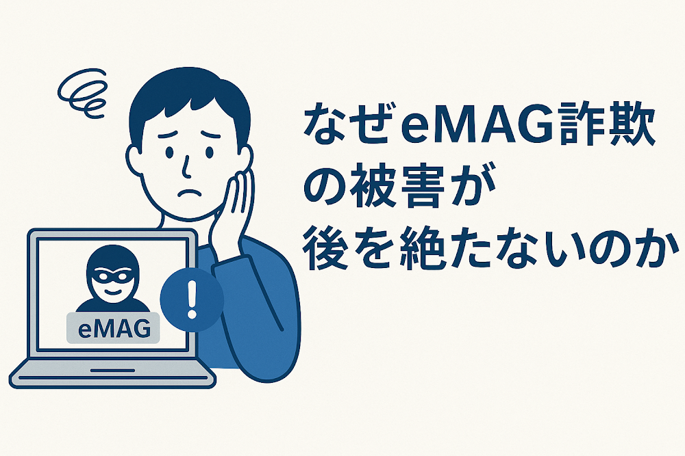 なぜeMAG詐欺の被害が後を絶たないのか