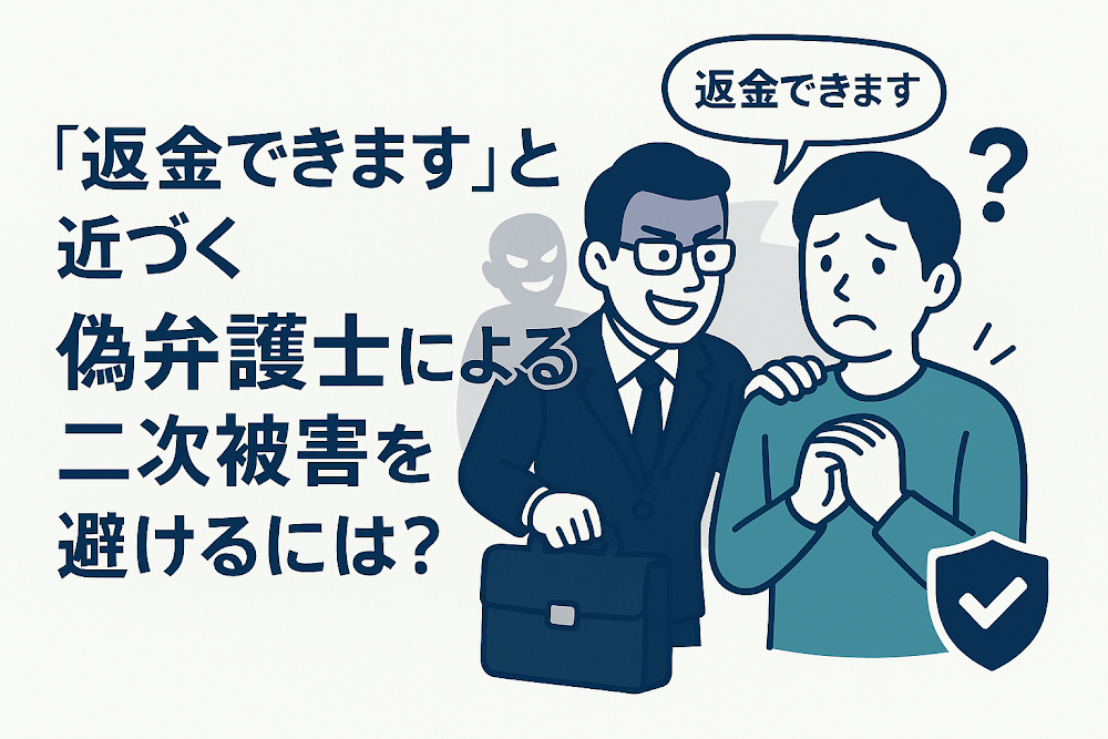 「返金できます」と近づく偽弁護士による二次被害を避けるには？