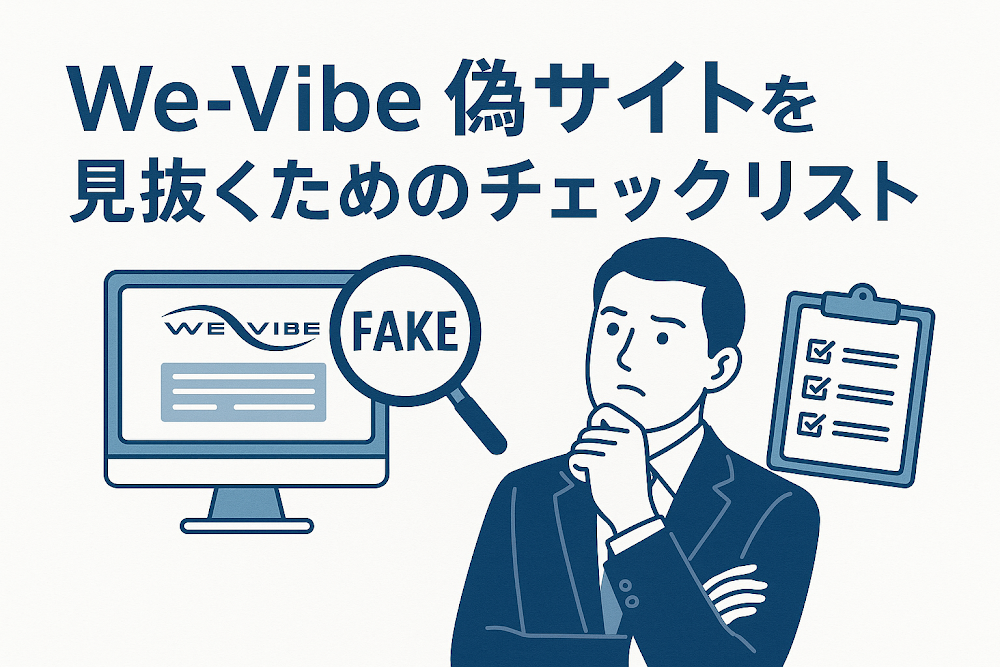 We-Vibe偽サイトを見抜くためのチェックリスト