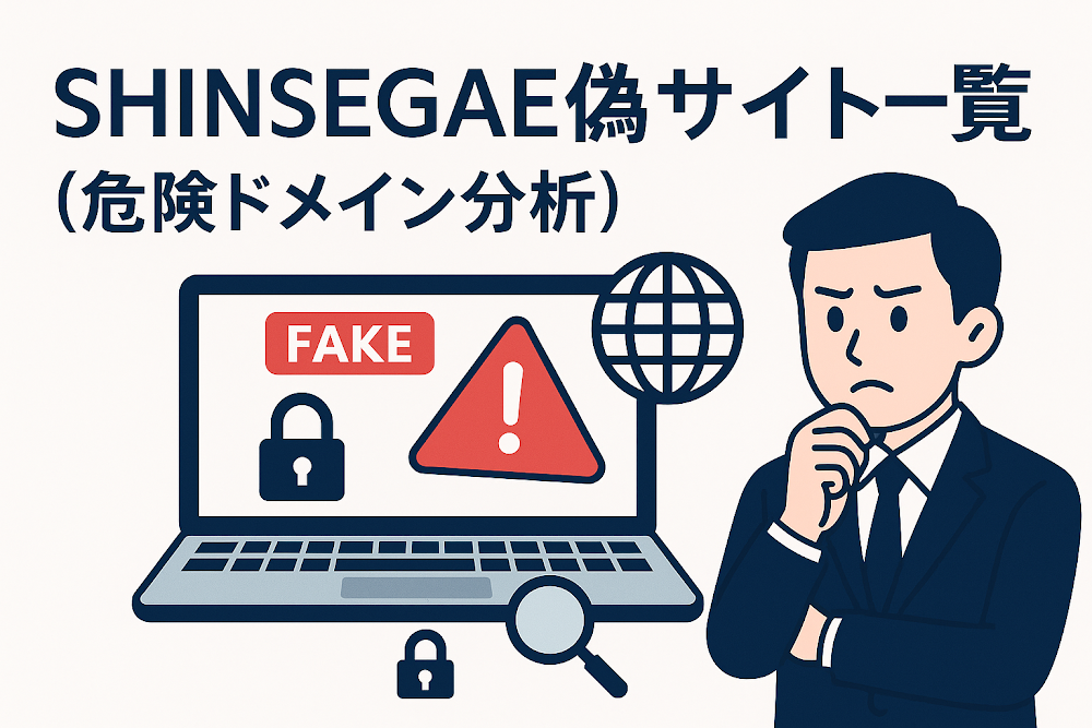 SHINSEGAE偽サイト一覧(危険ドメイン分析)