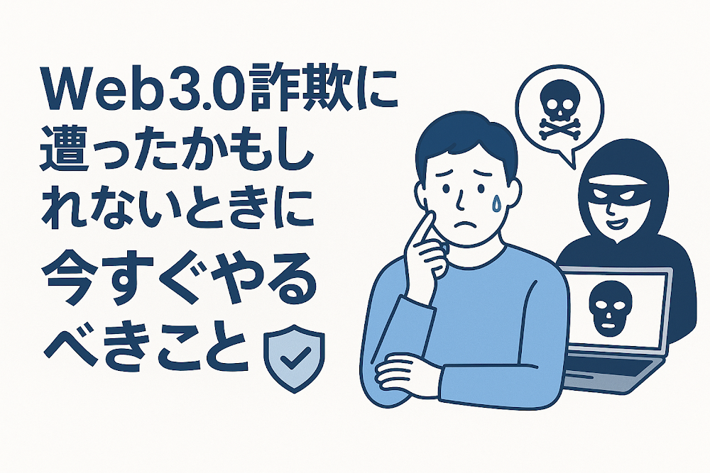 Web3.0詐欺に遭ったかもしれないときに今すぐやるべきこと